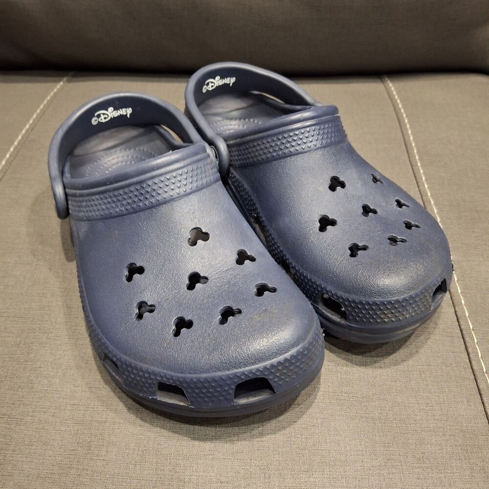 Crocs Disney Mickey Mouse Clog Size 6 Women Size 4 Men Navy Blue